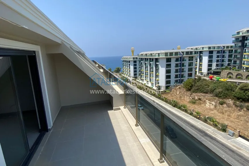 Kupuj  Dwupoziomowy penthouse 3+1 z widokiem na morze - Kargicak, Alanya 37 