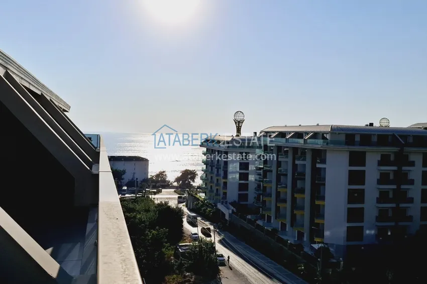 Kupuj  Dwupoziomowy penthouse 3+1 z widokiem na morze - Kargicak, Alanya 42 