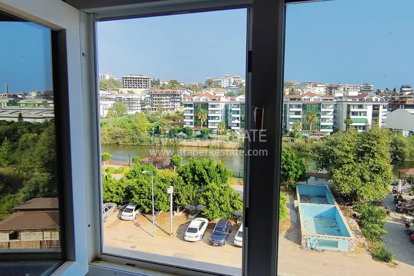 Kupuj  Umeblowane mieszkanie 2+1 z widokiem na morze i górską rzekę Dim-Chay, dzielnica Tosmur — Alanya 9 