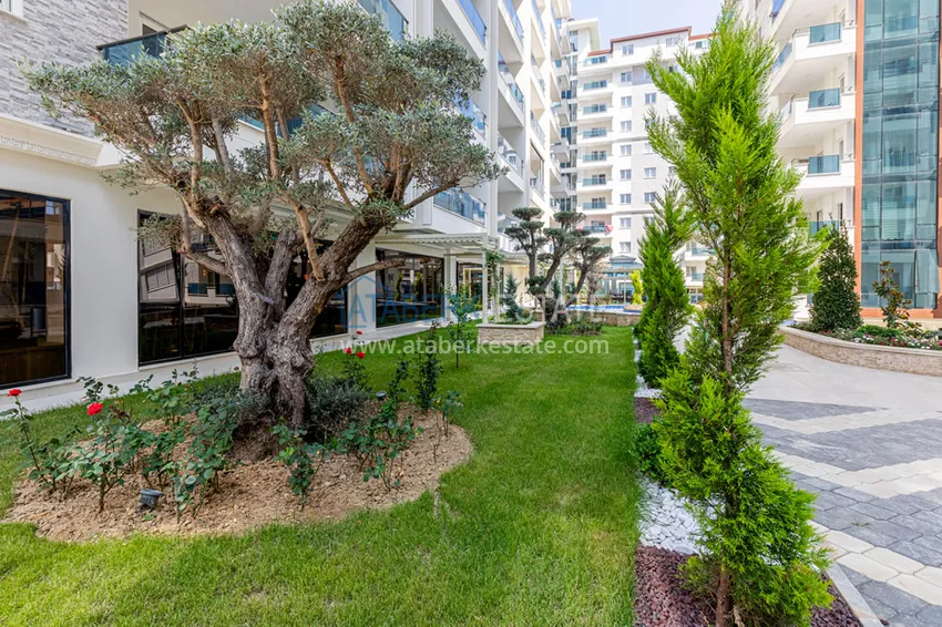 Dwupoziomowy penthouse 4+1 z meblami w luksusowym kompleksie — Mahmutlar, Alanya 9 