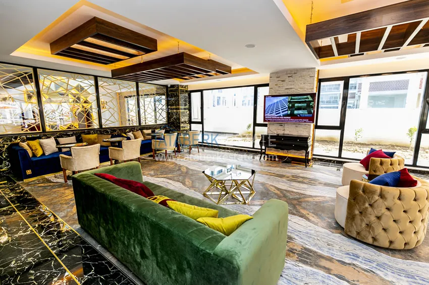 Dwupoziomowy penthouse 4+1 z meblami w luksusowym kompleksie — Mahmutlar, Alanya 12 