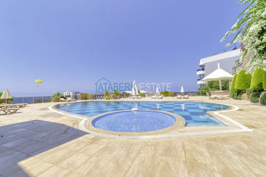 Umeblowany dupleks panoramiczny z pełnym widokiem na morze - Konakli, Alanya 12 