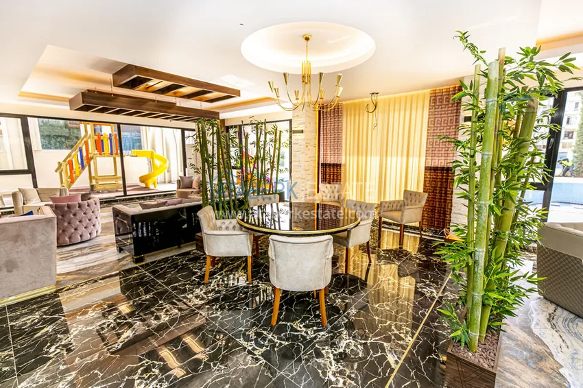 Dwupoziomowy penthouse 4+1 z meblami w luksusowym kompleksie — Mahmutlar, Alanya 14 