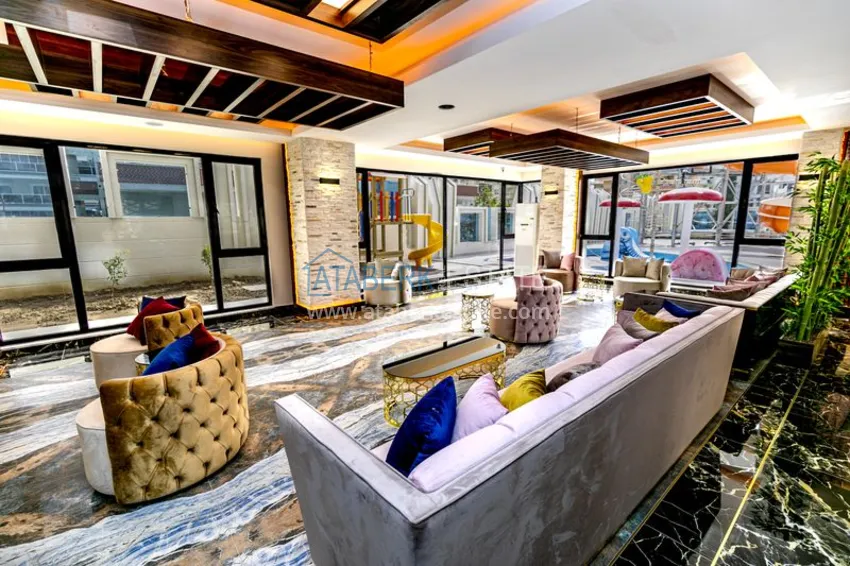 Dwupoziomowy penthouse 4+1 z meblami w luksusowym kompleksie — Mahmutlar, Alanya 16 