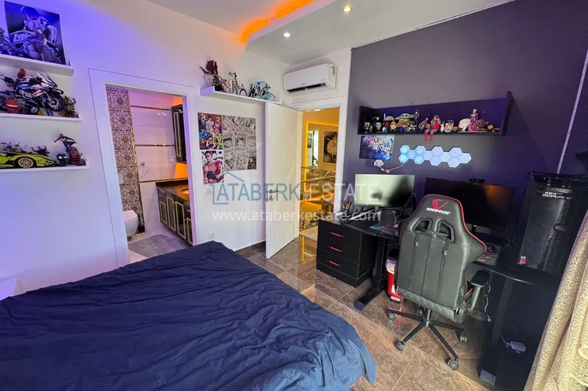 Kupuj  Dwupoziomowy penthouse 4+1 z meblami w luksusowym kompleksie — Mahmutlar, Alanya 16 
