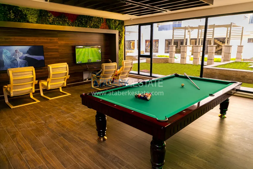 Dwupoziomowy penthouse 4+1 z meblami w luksusowym kompleksie — Mahmutlar, Alanya 18 