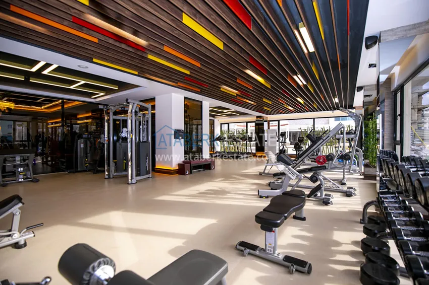 Dwupoziomowy penthouse 4+1 z meblami w luksusowym kompleksie — Mahmutlar, Alanya 19 