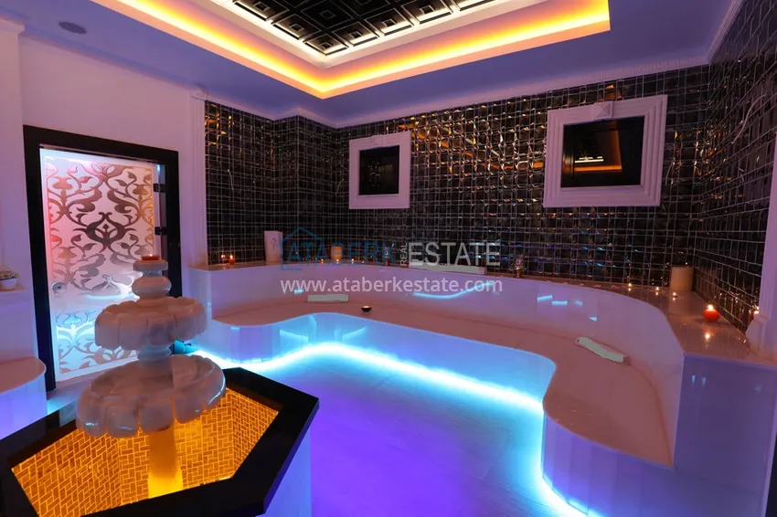Dwupoziomowy penthouse 4+1 z meblami w luksusowym kompleksie — Mahmutlar, Alanya 23 