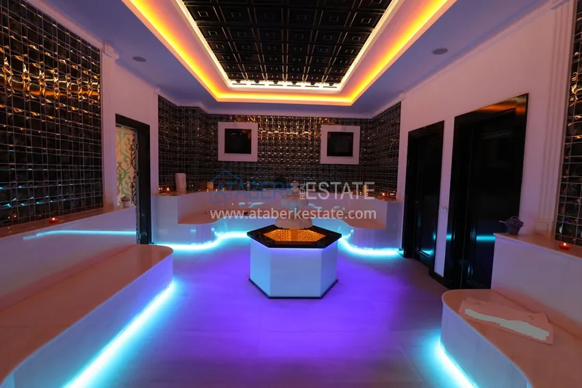 Dwupoziomowy penthouse 4+1 z meblami w luksusowym kompleksie — Mahmutlar, Alanya 24 