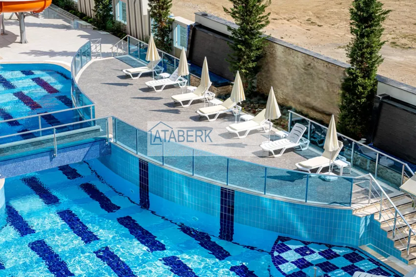 Dwupoziomowy penthouse 4+1 z meblami w luksusowym kompleksie — Mahmutlar, Alanya 6 