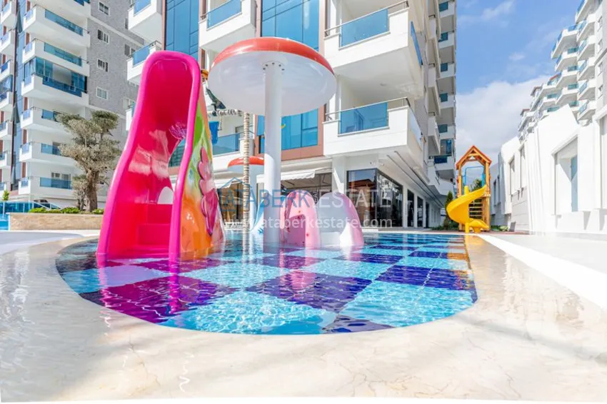 Dwupoziomowy penthouse 4+1 z meblami w luksusowym kompleksie — Mahmutlar, Alanya 7 