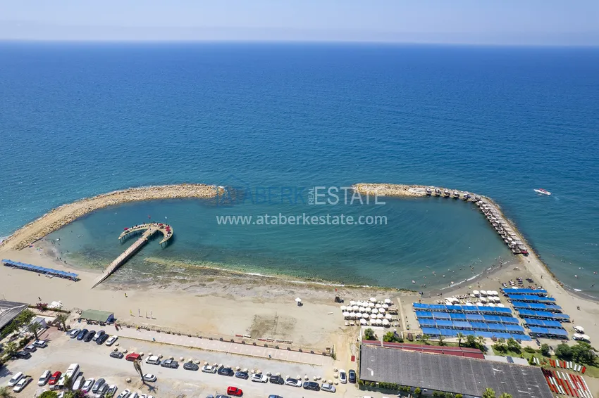 Umeblowany dupleks panoramiczny z pełnym widokiem na morze - Konakli, Alanya 8 