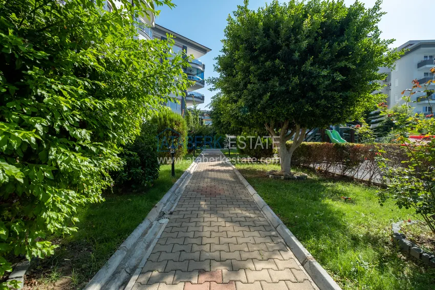 Apartament 2+1 z meblami i widokiem na morze w rejonie Kestel - pierwszy przybrzeżny, odpowiedni dla obywatelstwa 11 