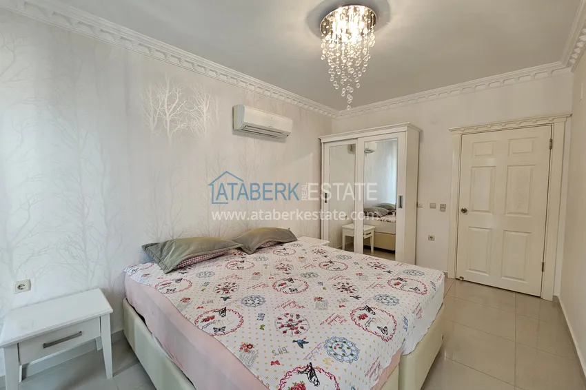 Kupuj  Apartament 2+1 z meblami i widokiem na morze w rejonie Kestel - pierwszy przybrzeżny, odpowiedni dla obywatelstwa 12 
