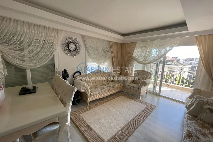 Kupuj  Dwupoziomowy penthouse 3+1 w Oba, Alanya. Nadaje się do zezwoleń na obywatelstwo i pobyt 1 