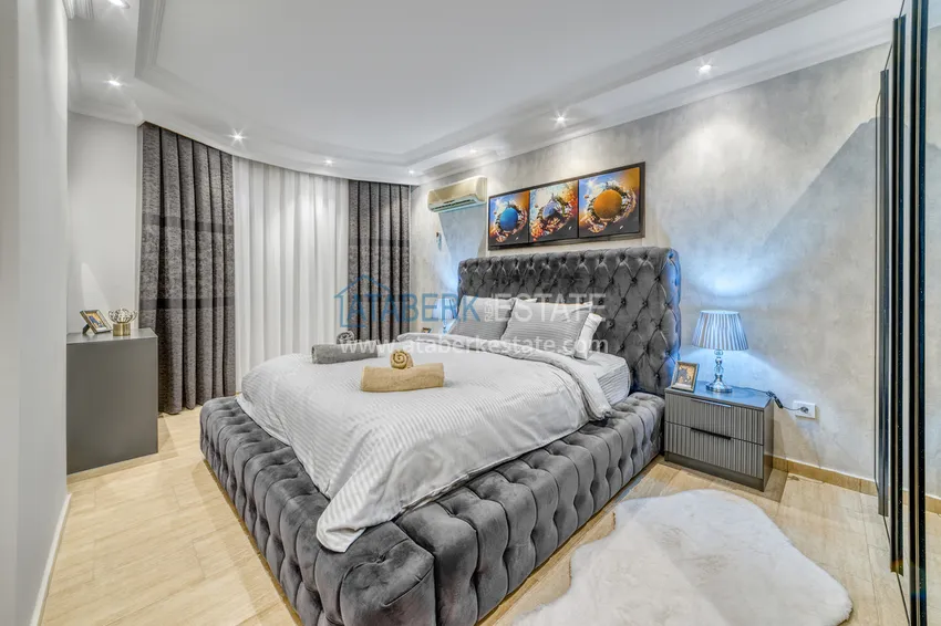 Kupuj  Duplex 4+1 w Alanyi, dzielnica Oba - z designerskim wnętrzem, odpowiednim na zezwolenie na pobyt 19 