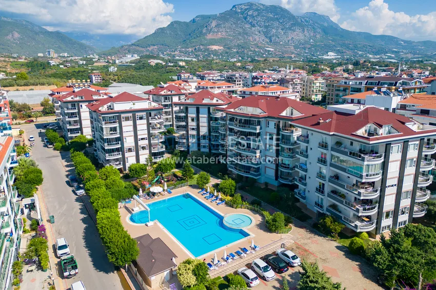 Apartament 2+1 z meblami i widokiem na morze w rejonie Kestel - pierwszy przybrzeżny, odpowiedni dla obywatelstwa 2 