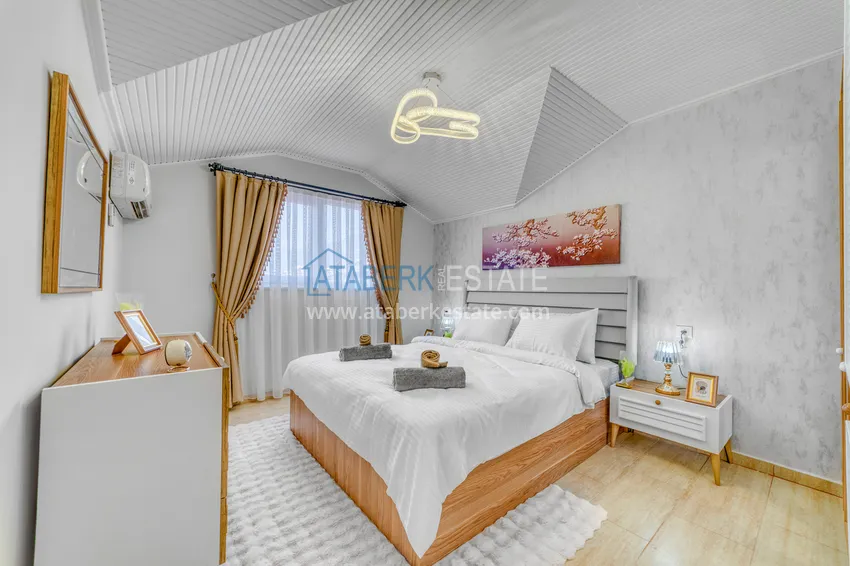 Kupuj  Duplex 4+1 w Alanyi, dzielnica Oba - z designerskim wnętrzem, odpowiednim na zezwolenie na pobyt 29 