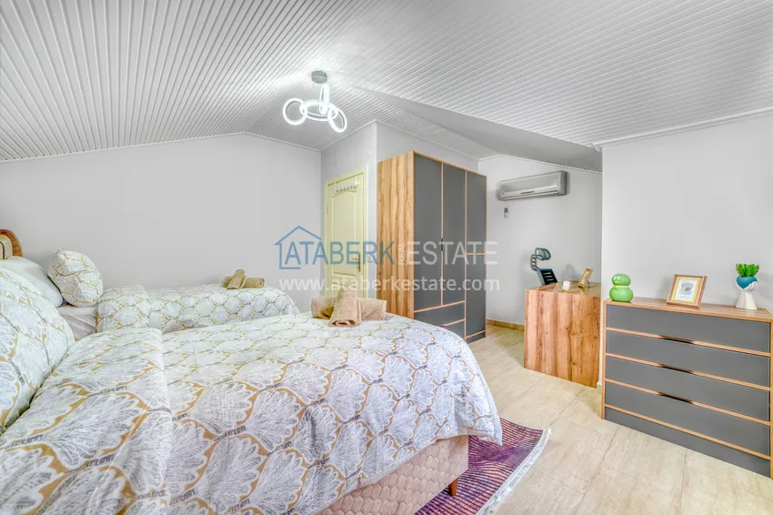 Kupuj  Duplex 4+1 w Alanyi, dzielnica Oba - z designerskim wnętrzem, odpowiednim na zezwolenie na pobyt 36 