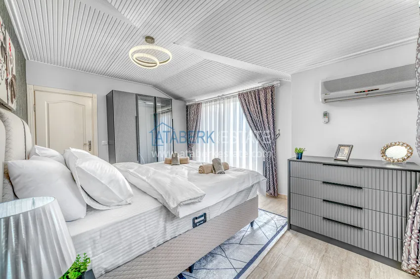 Kupuj  Duplex 4+1 w Alanyi, dzielnica Oba - z designerskim wnętrzem, odpowiednim na zezwolenie na pobyt 42 