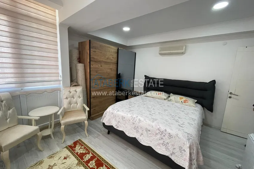 Kupuj  Dwupoziomowy penthouse 3+1 w Oba, Alanya. Nadaje się do zezwoleń na obywatelstwo i pobyt 4 