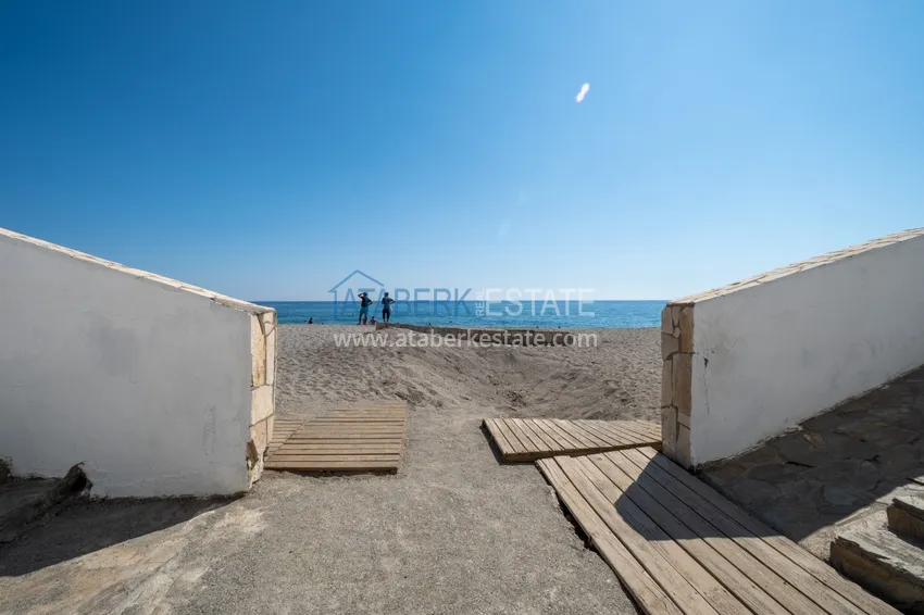 Umeblowane apartamenty 2+1 z widokiem na morze przy plaży - Alanya, Tosmur 14 