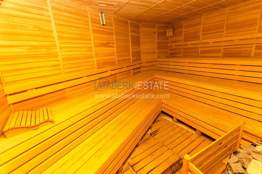 Umeblowane apartamenty 2+1 z widokiem na morze przy plaży - Alanya, Tosmur 17 