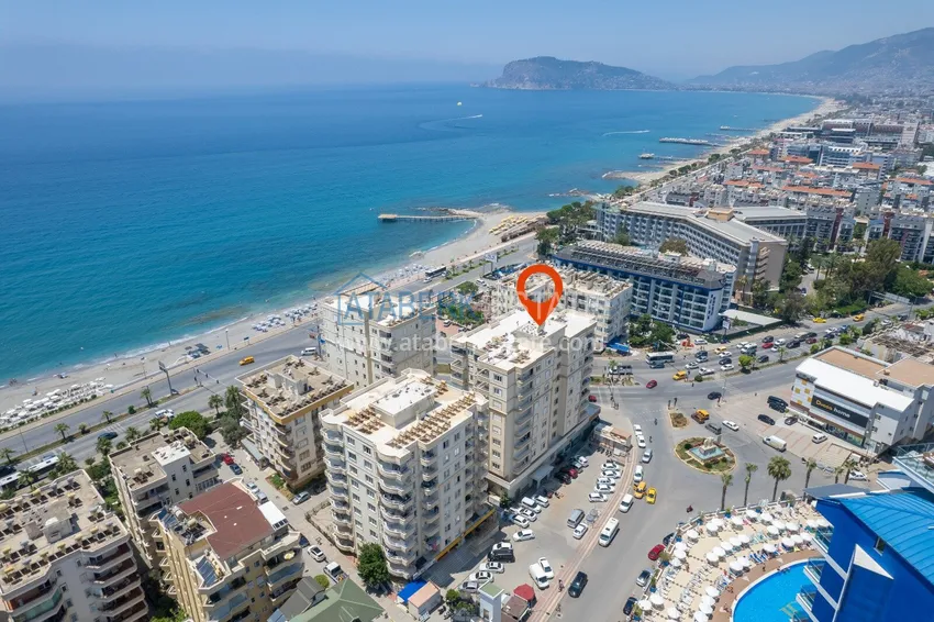 Umeblowane apartamenty 2+1 z widokiem na morze przy plaży - Alanya, Tosmur 1 