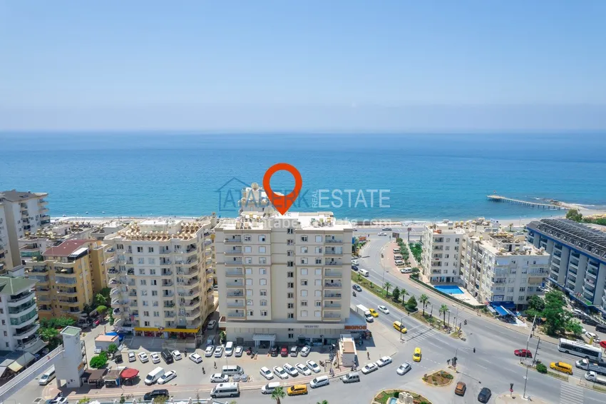 Umeblowane apartamenty 2+1 z widokiem na morze przy plaży - Alanya, Tosmur 2 