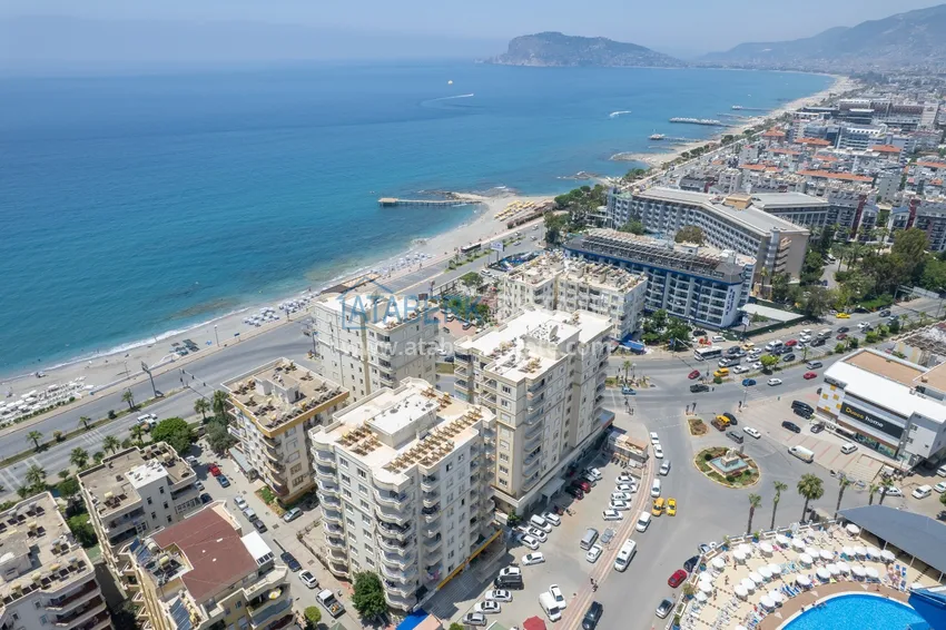 Umeblowane apartamenty 2+1 z widokiem na morze przy plaży - Alanya, Tosmur 3 