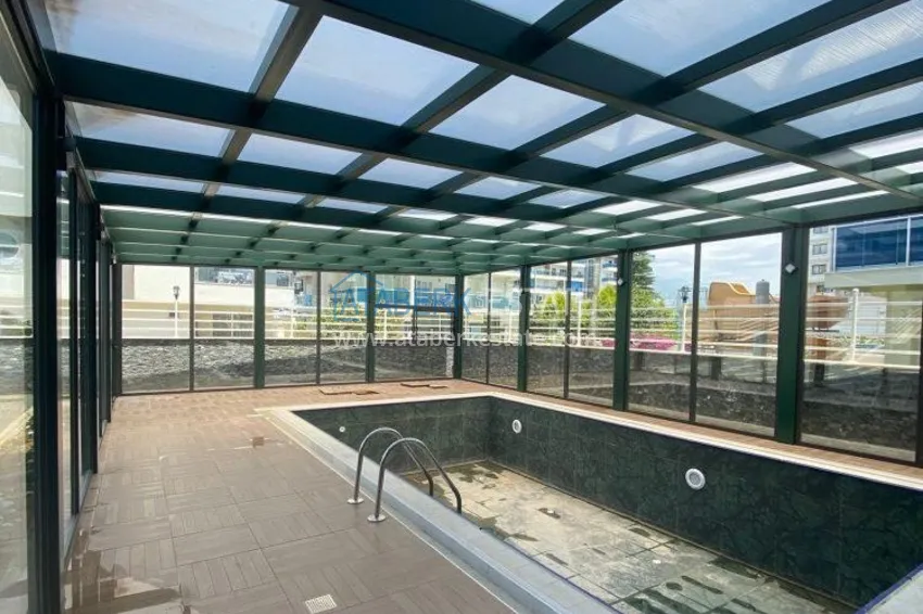 Apartament pod klucz 1+1 z widokiem na morze przy plaży — Alanya, Kestel 4 