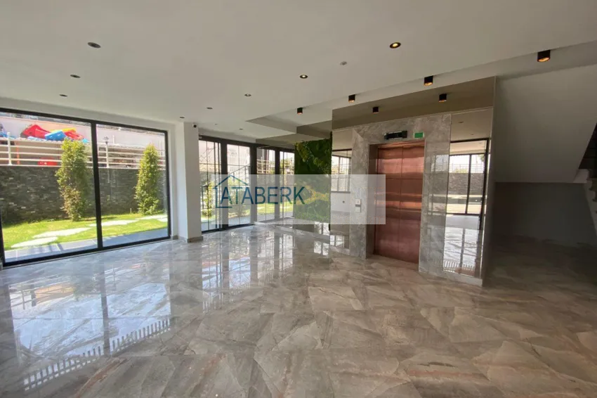 Apartament pod klucz 1+1 z widokiem na morze przy plaży — Alanya, Kestel 5 