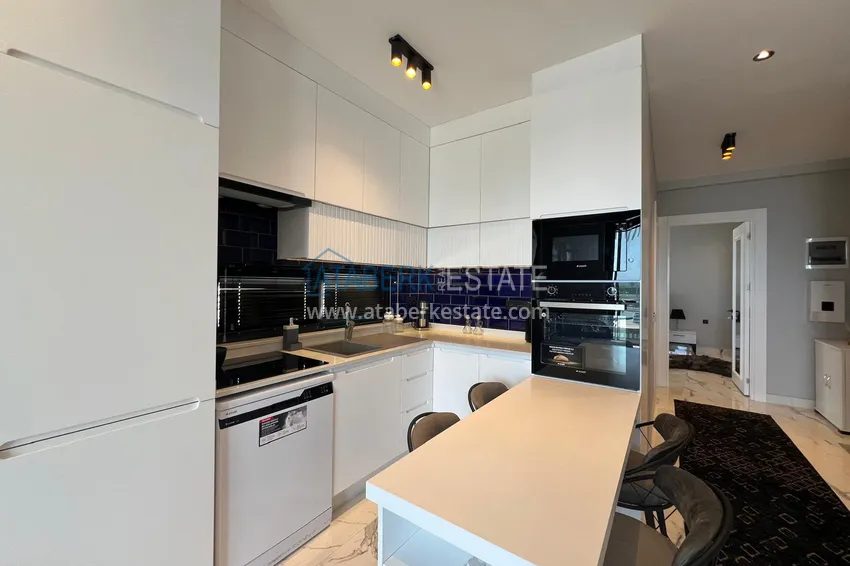 Kupuj  Apartament pod klucz 1+1 z widokiem na morze przy plaży — Alanya, Kestel 4 