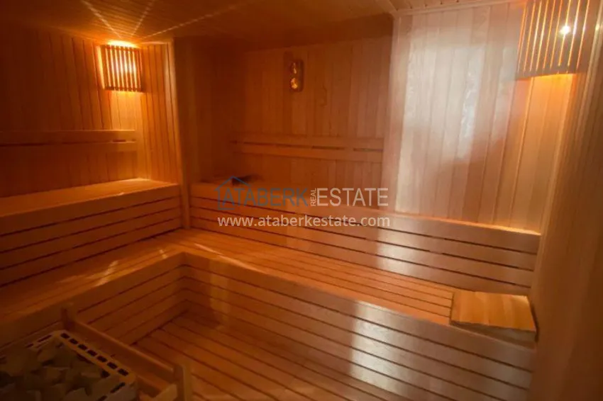 Apartament pod klucz 1+1 z widokiem na morze przy plaży — Alanya, Kestel 6 