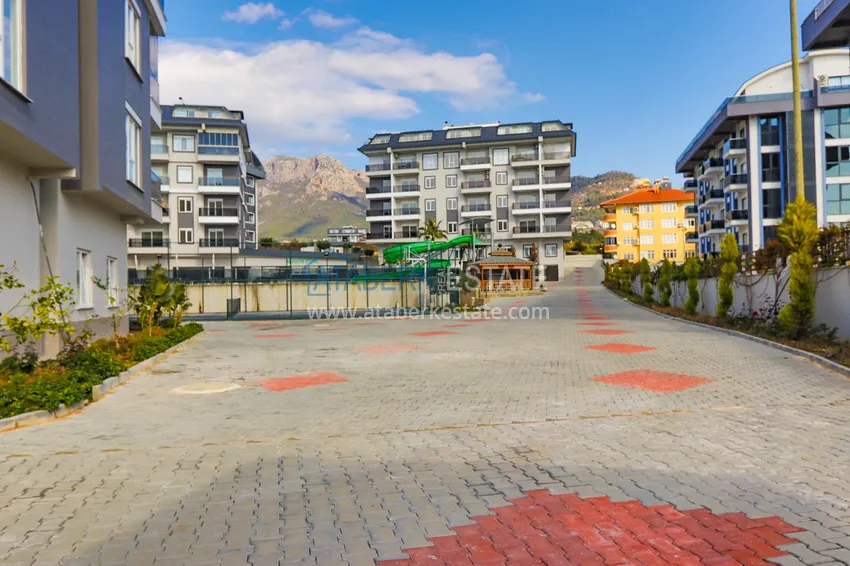 2+1 duplex z meblami w nowoczesnym kompleksie mieszkalnym - Upper Oba, Alanya. Nadaje się do uzyskania zezwolenia na pobyt 15 