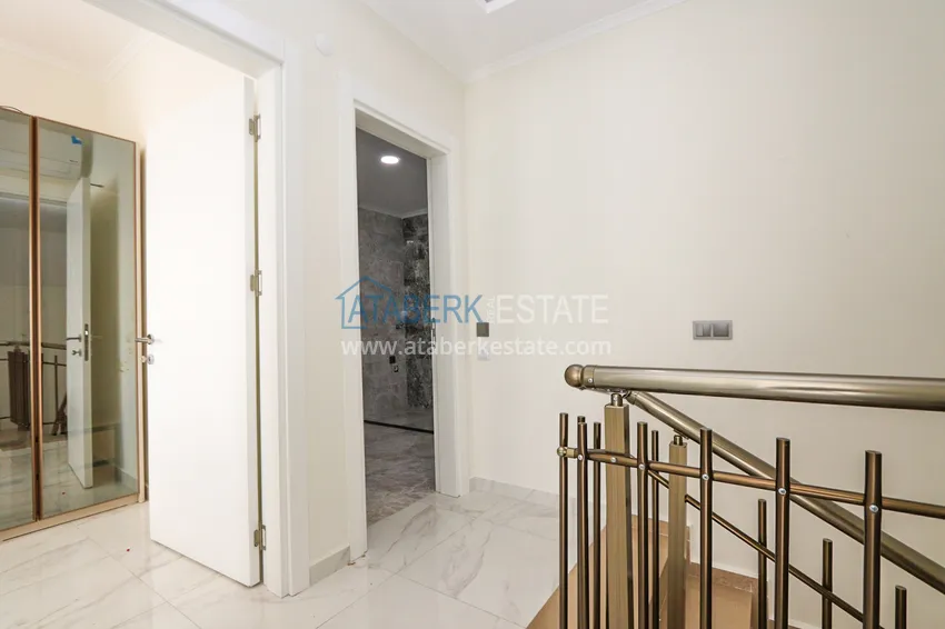 Kupuj  2+1 duplex z meblami w nowoczesnym kompleksie mieszkalnym - Upper Oba, Alanya. Nadaje się do uzyskania zezwolenia na pobyt 16 
