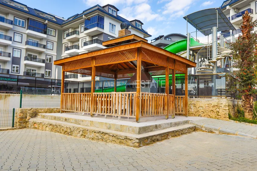 2+1 duplex z meblami w nowoczesnym kompleksie mieszkalnym - Upper Oba, Alanya. Nadaje się do uzyskania zezwolenia na pobyt 16 
