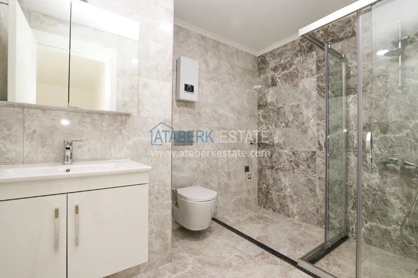 Kupuj  2+1 duplex z meblami w nowoczesnym kompleksie mieszkalnym - Upper Oba, Alanya. Nadaje się do uzyskania zezwolenia na pobyt 18 