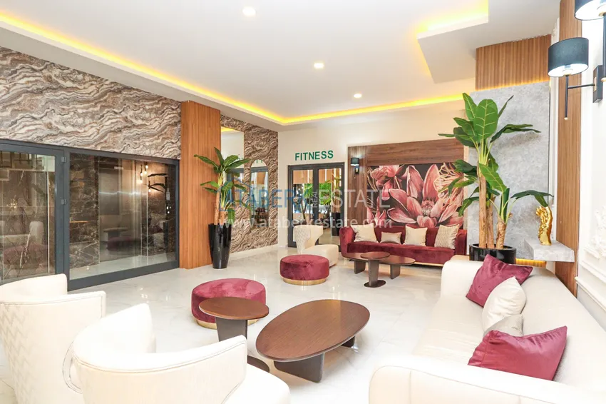 2+1 duplex z meblami w nowoczesnym kompleksie mieszkalnym - Upper Oba, Alanya. Nadaje się do uzyskania zezwolenia na pobyt 22 