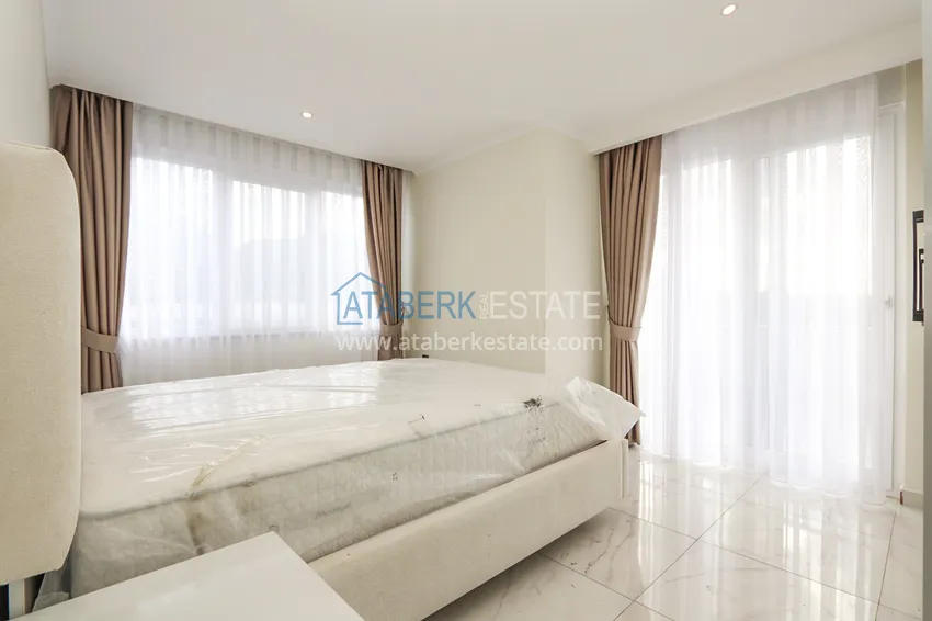 Kupuj  2+1 duplex z meblami w nowoczesnym kompleksie mieszkalnym - Upper Oba, Alanya. Nadaje się do uzyskania zezwolenia na pobyt 22 
