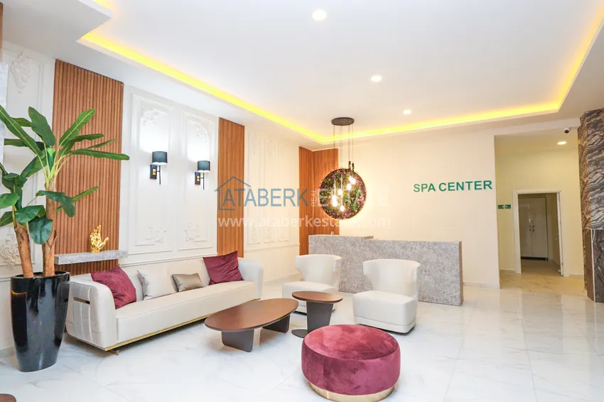 2+1 duplex z meblami w nowoczesnym kompleksie mieszkalnym - Upper Oba, Alanya. Nadaje się do uzyskania zezwolenia na pobyt 23 