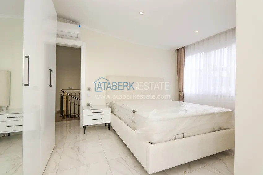 Kupuj  2+1 duplex z meblami w nowoczesnym kompleksie mieszkalnym - Upper Oba, Alanya. Nadaje się do uzyskania zezwolenia na pobyt 23 