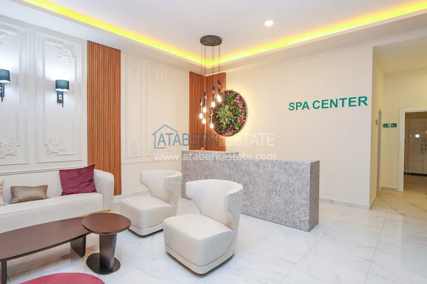 2+1 duplex z meblami w nowoczesnym kompleksie mieszkalnym - Upper Oba, Alanya. Nadaje się do uzyskania zezwolenia na pobyt 24 