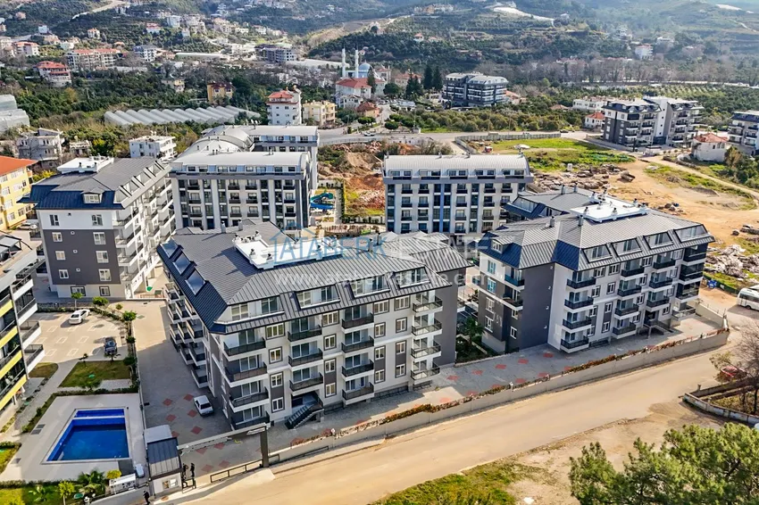 2+1 duplex z meblami w nowoczesnym kompleksie mieszkalnym - Upper Oba, Alanya. Nadaje się do uzyskania zezwolenia na pobyt 2 