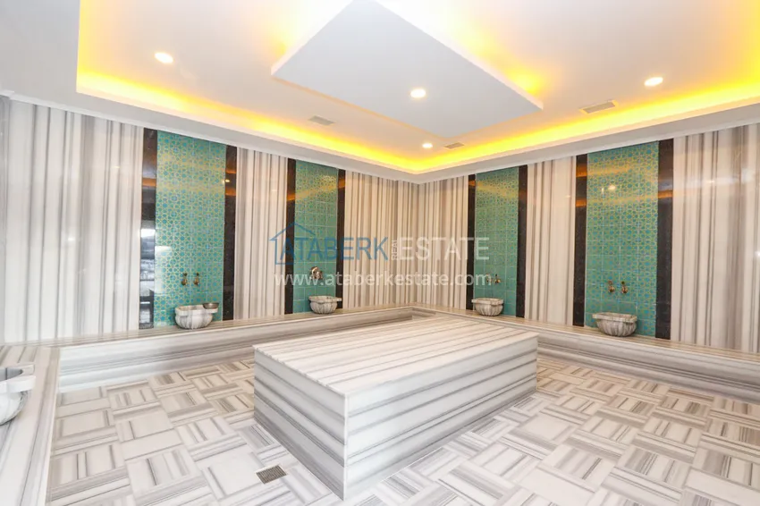 2+1 duplex z meblami w nowoczesnym kompleksie mieszkalnym - Upper Oba, Alanya. Nadaje się do uzyskania zezwolenia na pobyt 33 