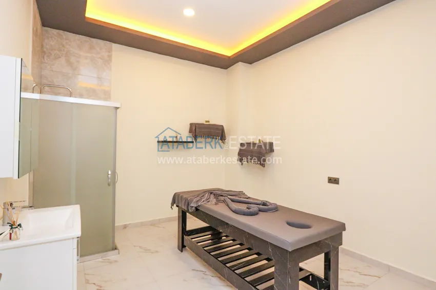 2+1 duplex z meblami w nowoczesnym kompleksie mieszkalnym - Upper Oba, Alanya. Nadaje się do uzyskania zezwolenia na pobyt 35 