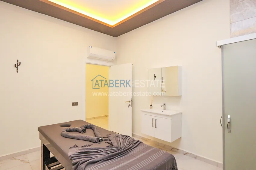 2+1 duplex z meblami w nowoczesnym kompleksie mieszkalnym - Upper Oba, Alanya. Nadaje się do uzyskania zezwolenia na pobyt 36 