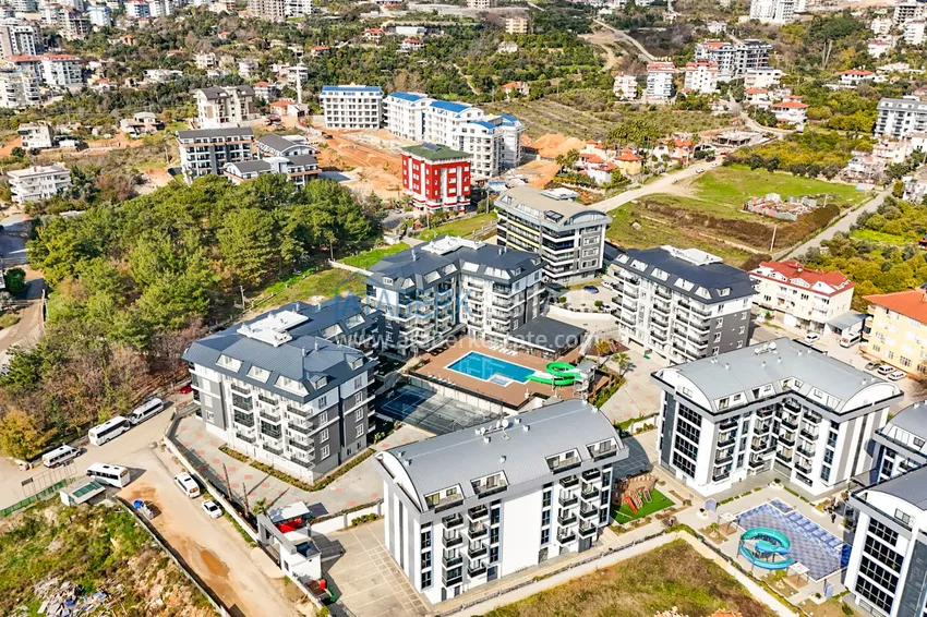 2+1 duplex z meblami w nowoczesnym kompleksie mieszkalnym - Upper Oba, Alanya. Nadaje się do uzyskania zezwolenia na pobyt 4 