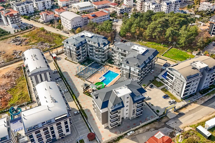 2+1 duplex z meblami w nowoczesnym kompleksie mieszkalnym - Upper Oba, Alanya. Nadaje się do uzyskania zezwolenia na pobyt 6 