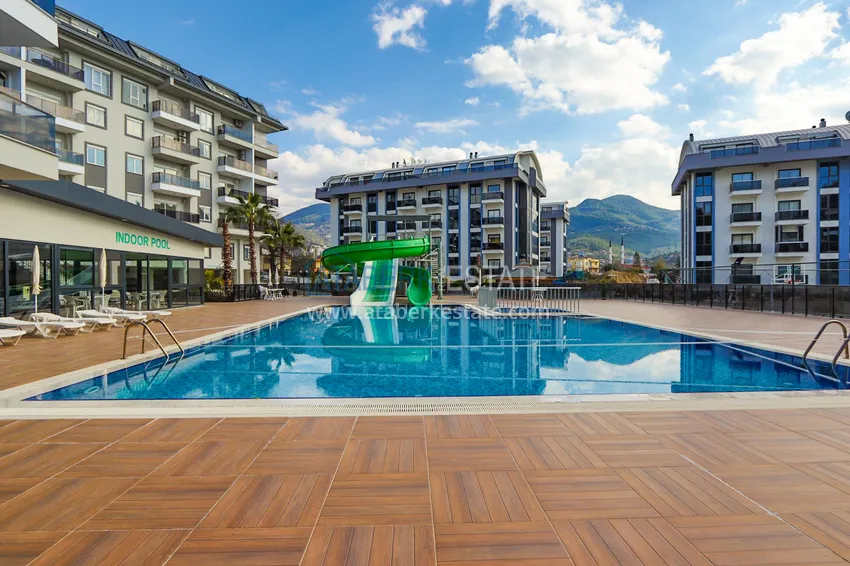 2+1 duplex z meblami w nowoczesnym kompleksie mieszkalnym - Upper Oba, Alanya. Nadaje się do uzyskania zezwolenia na pobyt 9 